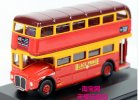 Red 1:76 Scale Oxford Britain Die-Cast Double Decker Bus Model