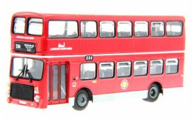 1:76 Scale NO.234 Red London Double Decker Bus Model