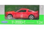 Red / Yellow 1:24 Scale Welly Diecast 2005 Ford Mustang GT