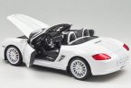 White / Red / Black 1:18 Welly Diecast Porsche Boxster S Model