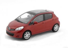 Red 1:43 Scale Kyosho Diecast Toyota YARIS Model