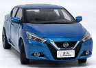 Blue 1:18 Scale 2015 Diecast Nissan Lannia Model