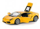 Yellow / Orange 1:20 Diecast Lamborghini Gallardo Model