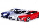 Blue / Red / Silver 1:18 Scale Bburago Diecast Audi TT RS Model