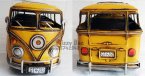 Large Scale Yellow Tinplate 1963 New York VW Bus Model