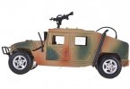 Army Green / Khaki 1:24 Scale Diecast Military Hummer Model