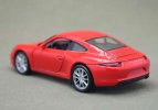 Welly Red Kids 1:36 Scale Diecast Porsche 911 Carrera S Toy