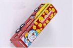 Doraemon Theme Red / Yellow Alloy Double Decker Bus Toys