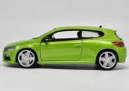 Green 1:24 Scale Bburago Diecast VW Scirocco Model