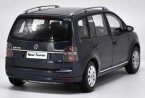 Black / Gray / Blue 1:18 Scale Diecast VW New Touran Model