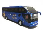 1:42 Scale Blue Diecast Higer KLQ6125B H92 Coach Bus Model