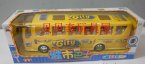 Kids Purple / Yellow Plastics Electric City Bus Toy