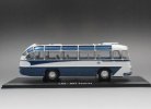 White-Green 1:43 Scale Die-Cast LAZ-697 Tourist Bus Model