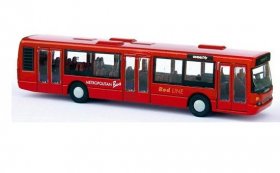Red 1:50 Scale SCANIA OMNICITY Bus Model