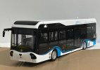 White-Black 1:32 Scale Diecast Shudu CDK6126EV6 City Bus Model