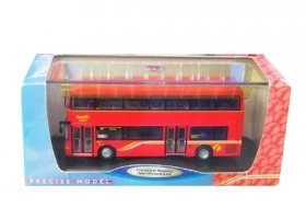 Red 1:76 Scale NO.25 CMNL Diecast Double Decker Bus Model