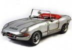 Silver Handmade Medium Scale Vintage 1961 Jaguar E-Type Model