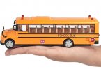 Kids Yellow 1:55 Scale Pull-Back Function Diecast School Bus Toy