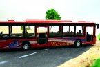 Kids 1:50 Scale Red / Blue Diecast City Bus Toy