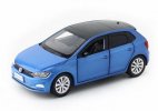 1:32 Scale Kids White / Blue / Golden Diecast VW New Polo Toy