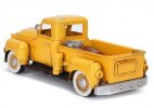 Yellow / Green / Red Medium Scale Vintage Pickup Truck Model