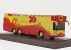 Red-Golden 1:42 Scale Diecast Foton AUV Coach Bus Model
