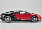 1:18 Scale Bburago Red / Blue Diecast Bugatti Chiron Model