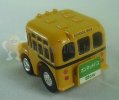 Mini Scale Yellow Alloy Made School Bus Toy