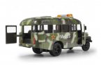 Kids Army Green Pull-Back Function Diecast Kavz Military Bus Toy