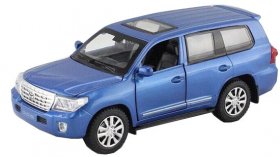 1:32 Kids Blue / White / Black Diecast Toyota Land Cruiser Toy