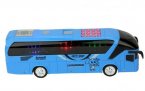 Kids Yellow / Blue Plastics Electric Tour Bus Toy