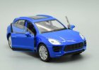 Kid Black / White / Blue 1:36 Diecast Porsche Macan Turbo Toy