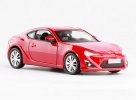 Kids Red /White 1:36 Scale Pull-Back Function Diecast Toyota 86