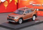 Brown 1:43 Scale Diecast 2021 VW Teramont SUV Model