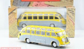 Yellow 1:72 Autobuses Die-Cast ALEMANIA Single-Deck Bus Model