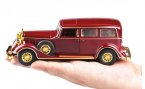 Kid 1:32 Scale Wine Red /Black Diecast Cadillac Vintage Car Toy