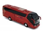 Red 1:42 Scale Die-Cast Scania Higer A90 Tour Bus Model