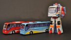 Kids Red / Blue / White Transformers Coach Bus Toy