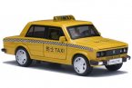 1:32 Scale Kids Yellow Pull-back Function LADA Taxi Toy