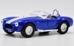 Kids 1:36 Scale Blue Diecast 1965 Ford Shelby Cobra 427 S/C Toy