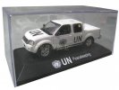 White 1:43 J-collection UN Peacekeeping Diecast Nissan Pickup