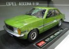 Yellow / Green 1:18 Sunstar Diecast 1975 Opel ASCONA B SR Model