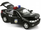 Kids White / Black Police Theme Diecast BMW X6 SUV Toy