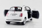 Red / White / Silver / Black Kids 1:36 Diecast FIAT 500C Toy