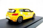 Yellow 1:43 Scale Spark Diecast VW Scirocco R-Cup Model