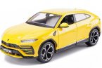 Gray / Yellow 1:24 Scale Maisto Diecast Lamborghini Urus Model