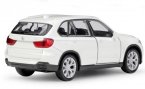1:36 Scale White / Brown Kids Welly Diecast BMW X5 SUV Toy