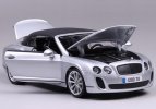 Silver 1:18 Bburago Bentley Continental Supersports Convertible
