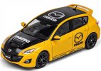 1:64 Scale Black / Red/ Yellow /White Diecast Mazda 3 MPS Model