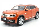 Orange 1:18 Scale Diecast 2019 VW Teramont X SUV Model